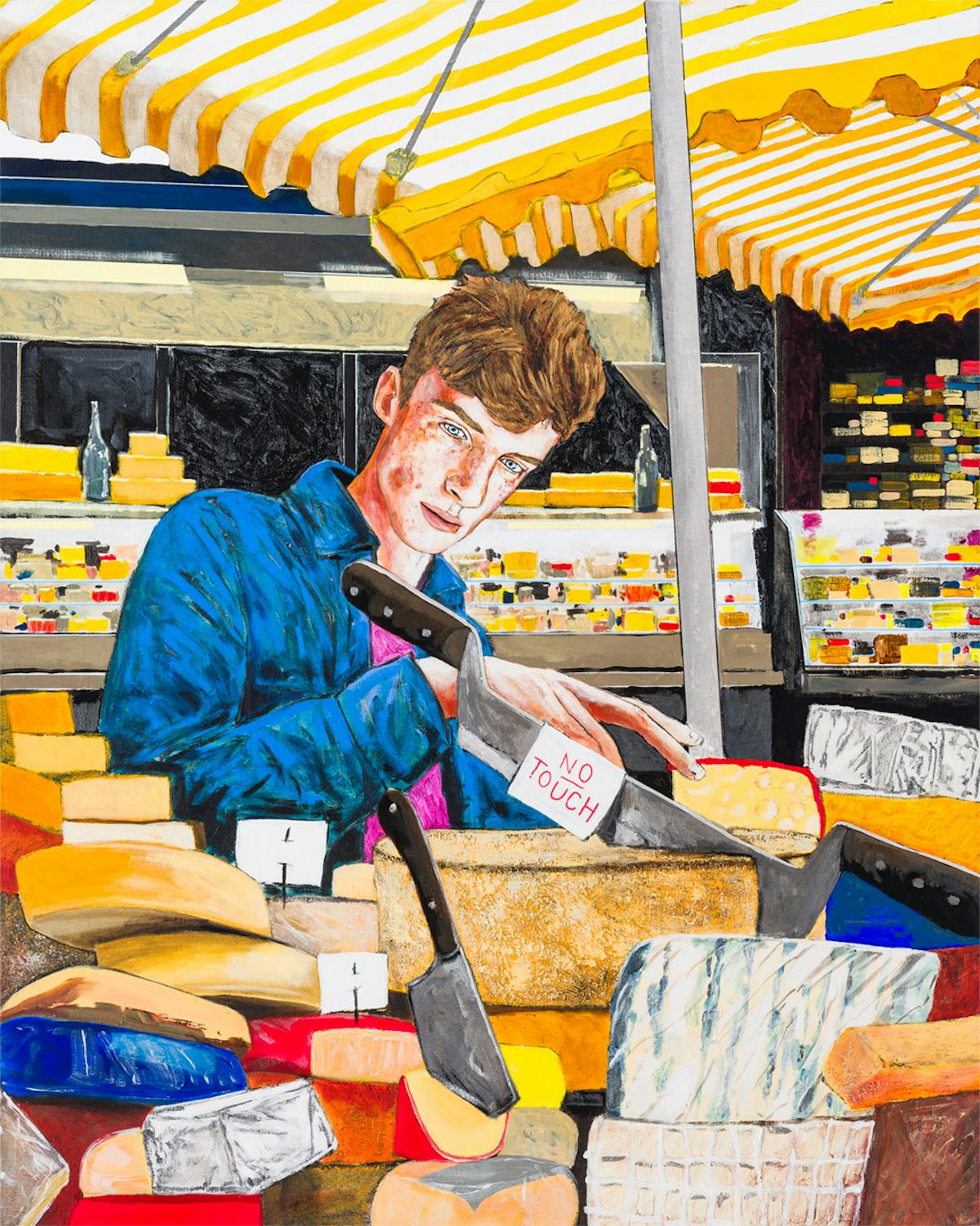 In Venice, Hernan Bas Paints the Problem With Modern Tourism
