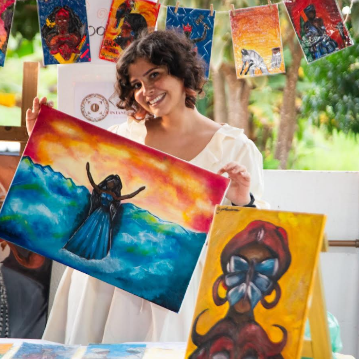 Afro-Brazilian Art Unites Ancestry and Faith in Pastel Crayons