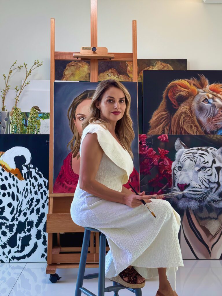 Realistic Oil Painting Marks Return to Art After Decades in the Public Sector