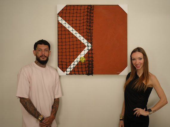Tennis-Inspired Art Unites Sport, Affection, and Luxury Design