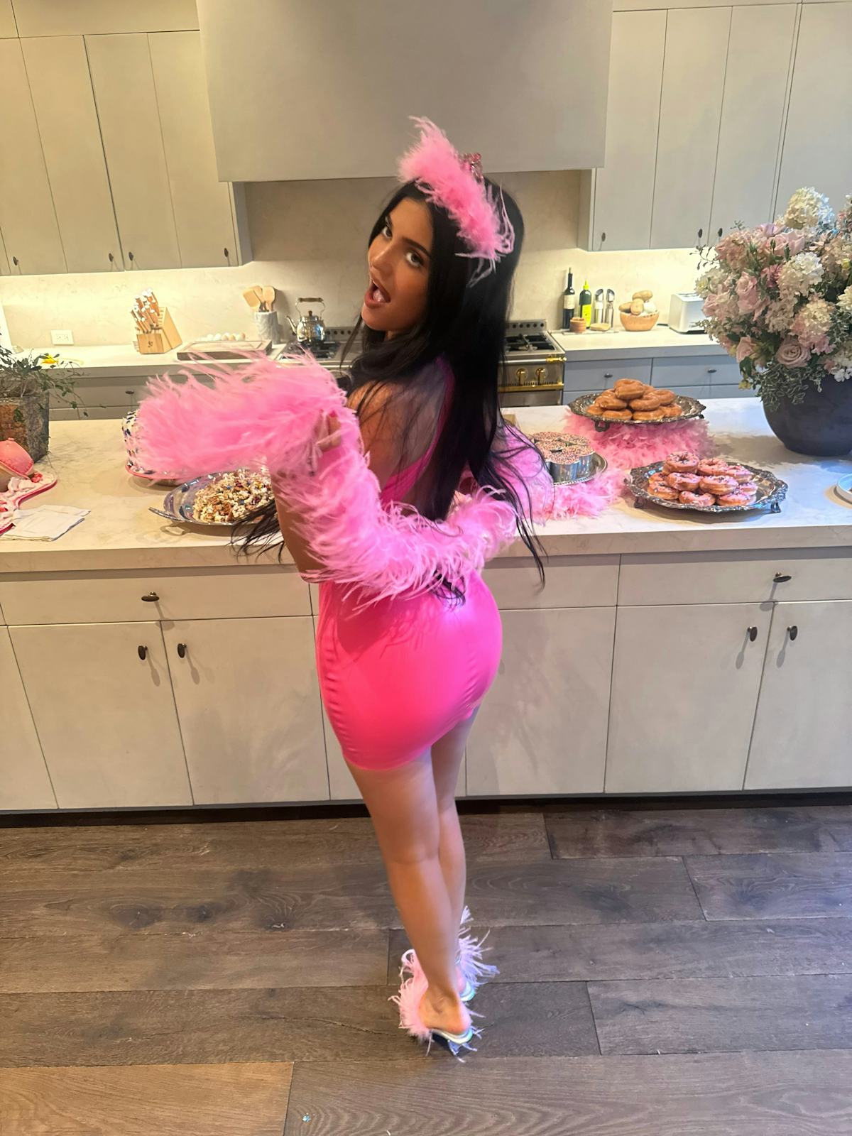 Inside Kylie Jenner’s Very Pink 29th Birthday with Hailey, Kim, and More