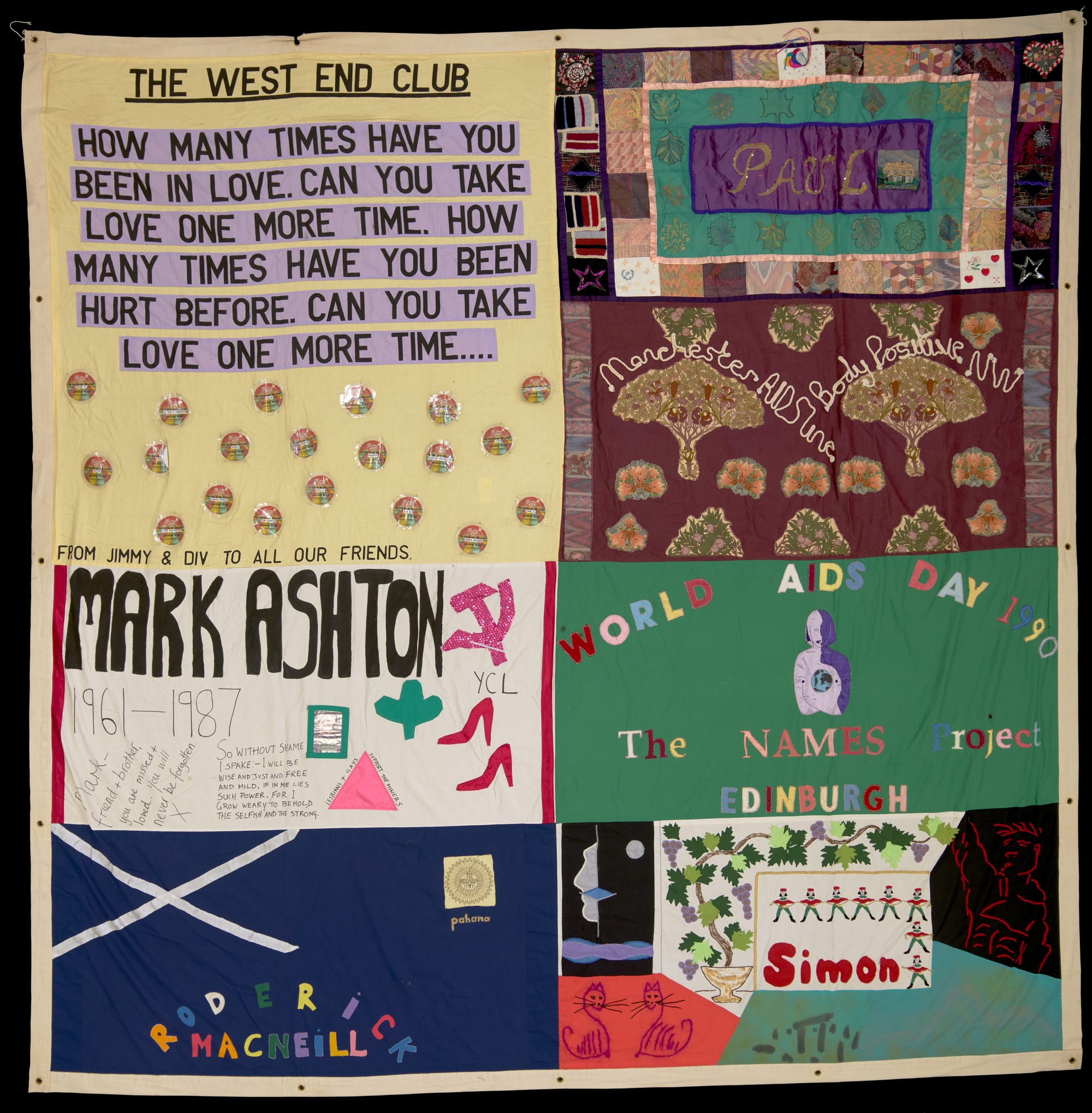 UK AIDS Memorial Quilt to Come Home to Scotland