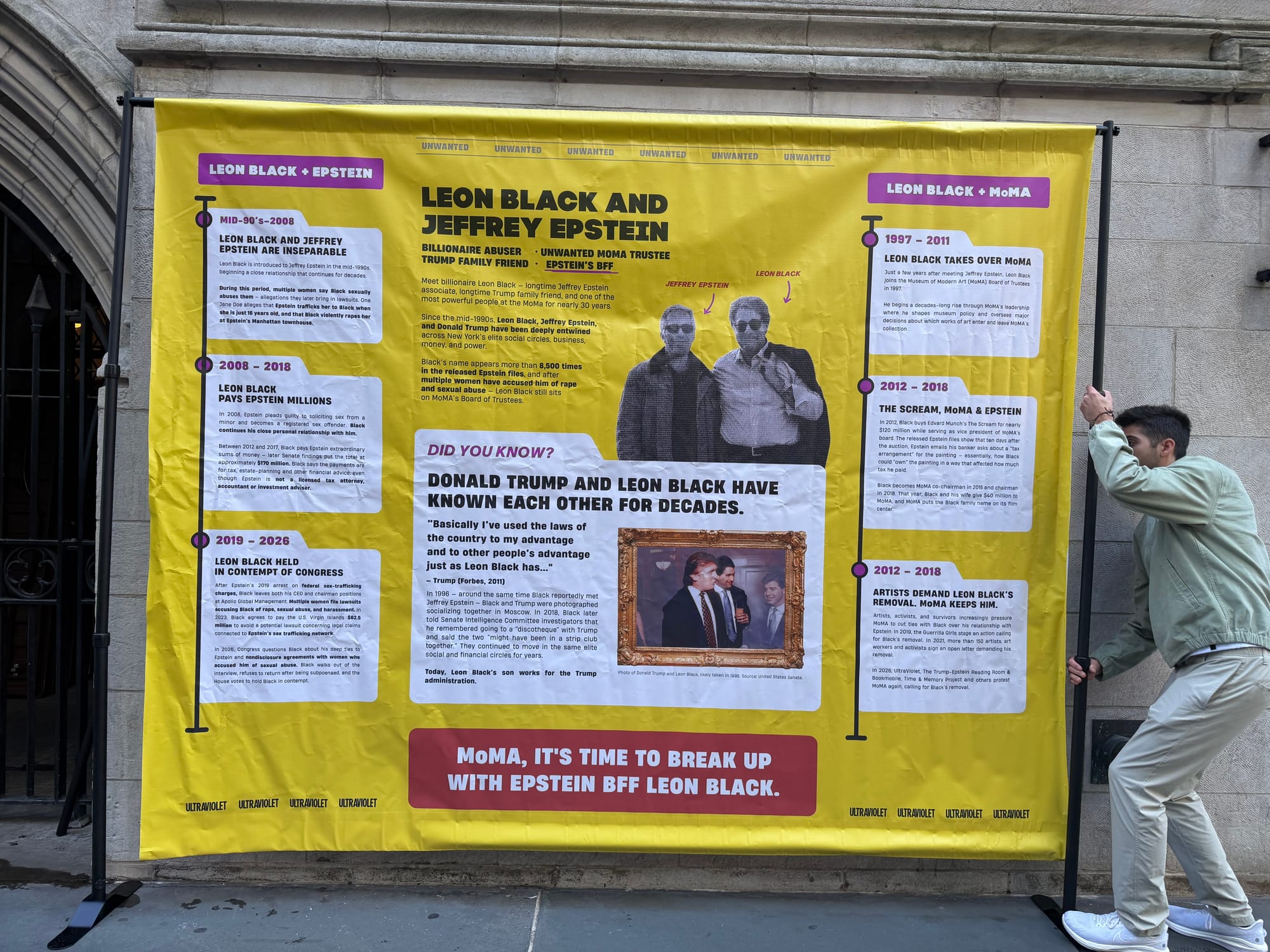 MoMA Helping “Sanitize” Leon Black’s Reputation, Protesters Say